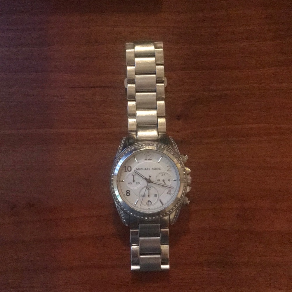 Silver Michael kors watch
